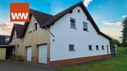 Ansicht - Haus kaufen in Idar-Oberstein - geräumiges Haus sucht Handwerker mit eigenem Gewerbe