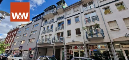 Strassenansicht - Wohnung kaufen in Mainz - 1-ZKB in der Mainzer Innenstadt mit Garagenstellplatz