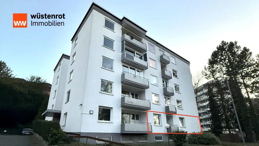 Außenansicht - Wohnung mieten in Wiesbaden - Charmante 1-Zimmer-Wohnung mit Balkon in zentraler Lage