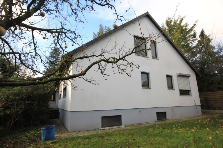 Gartenansicht - Haus kaufen in Verden - Unverbauter Blick auf Wiesen