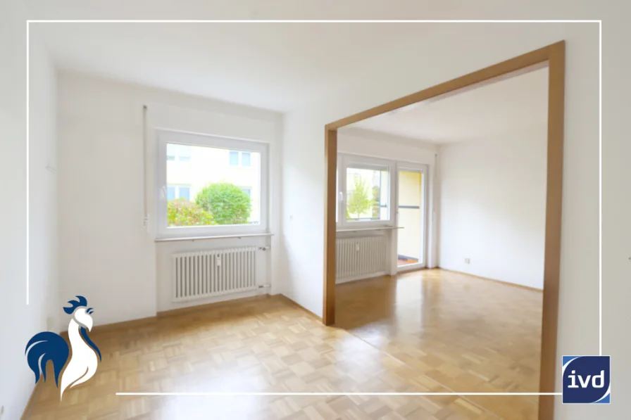 Titelbild - Wohnung kaufen in Stuttgart / Möhringen - Willkommen daheim! Schöne 4-Zimmer-Wohnung mit Balkon und PKW-Stellplatz