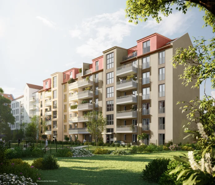 header-stadtanger_unverb. Aussenvisu - Wohnung kaufen in Leipzig - 3-Zimmer-Wohnung mit Abstellraum und Balkon