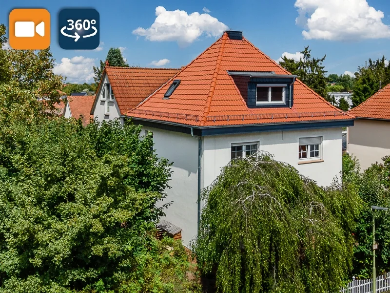 _B7a Hausansicht Süd_360 - Haus kaufen in Friedberg - Großzügiges Einfamilienhaus (265 m² Wfl.) in bevorzugter Lage von Friedberg