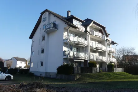 Balkonansicht - Wohnung kaufen in Büdingen / Orleshausen - ... schöne 3-Zimmer-Wohnung in Büdingen für Kapitalanleger und Selbstnutzer ...