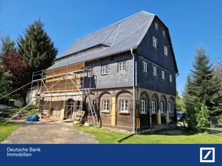 Außenansicht - Haus kaufen in Niedercunnersdorf - Historische Mühle mit Potential
