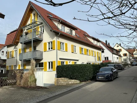Außenansicht - Wohnung kaufen in Tübingen - Barrierefrei im Niedrigenergiehaus, eigener großer Gartenbereich und ruhige Lage.... 