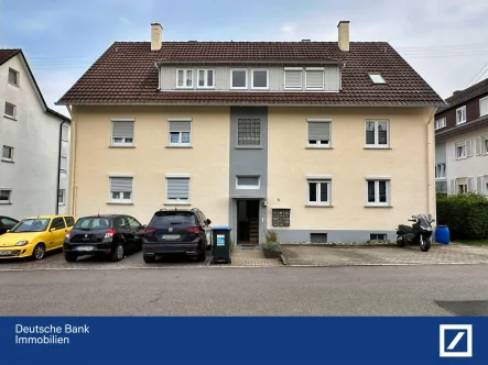 Straßenseite - Wohnung kaufen in Nehren - Prima Starterwohnung mit eigenem Gartenbereich in Nehren.