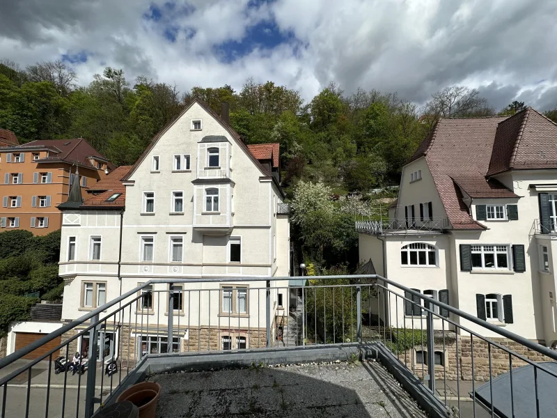 Aussicht vom Balkon