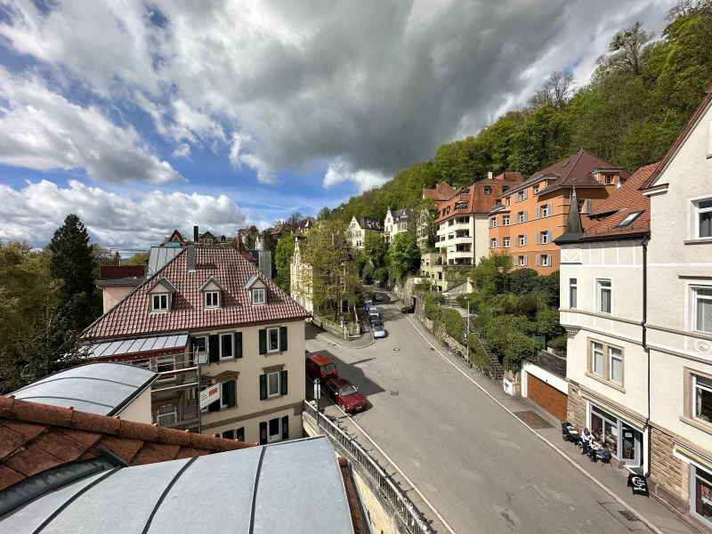 Aussicht vom Balkon