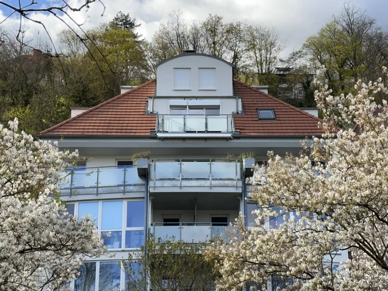 Außenansicht - Wohnung mieten in Tübingen - Schicke Single-Wohnung in zentraler Lage, inkl. TG-Stellplatz, Aufzug, Balkon, EBK & Tageslichtbad.