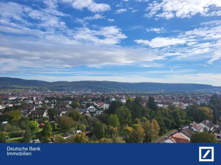 Ausblick - Wohnung kaufen in Sandhausen - Klimatisiertes modernes Penthouse inkl. Garage