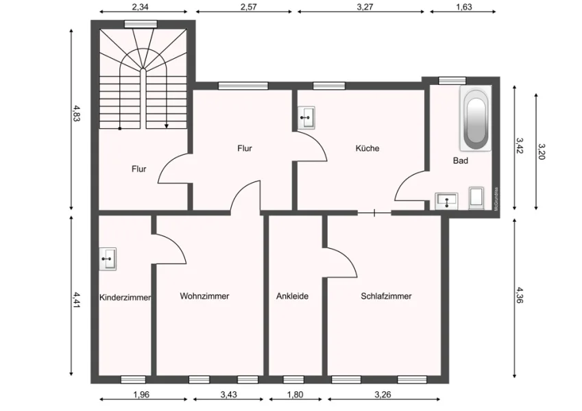 Grundriss 1. OG