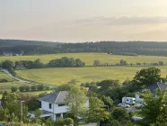 Blick vom Grundstück auf den Dambachsgrund