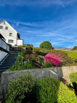 Vorgarten - Haus kaufen in Friedewald - Ihr neues Zuhause am Schloss - Einfamilienhaus mit Einliegerwohnung Nähe Grundschule