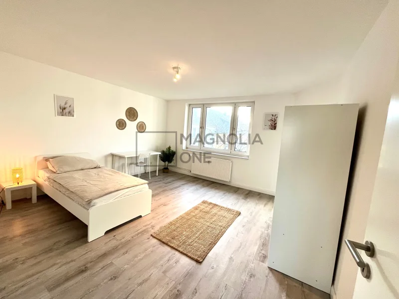 Musterbild Zimmer - Wohnung mieten in Wuppertal - 4er Frauen-WG- noch 2 Zimmer! Möbliertes WG Zimmer mit Garten/Innenhof unweit der Uni & des Bahnhof!