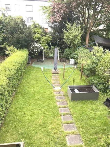 Rückansicht + Garten