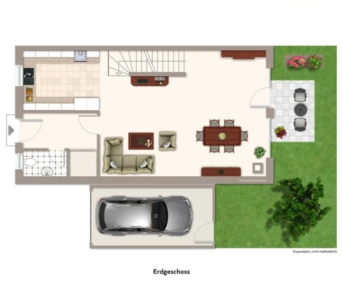 farbiger Grundriss EG rechts