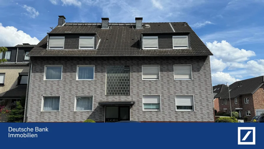 Ansicht Haus - Wohnung kaufen in Oberhausen - Wohnen in Biefang, 3 Zimmer, Gäste-WC und Stellplatz