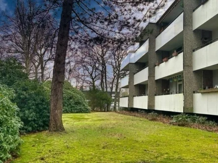 Garten 2 - Wohnung kaufen in Wedel - Helle Wohnung mit großem Südbalkon - 2 Zimmer -  Unverbaubarer Blick ins Grüne