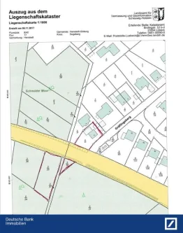 Lagekarte  - Haus kaufen in Henstedt-Ulzburg - Attraktives Baugrundstück in ruhiger Sackgasse