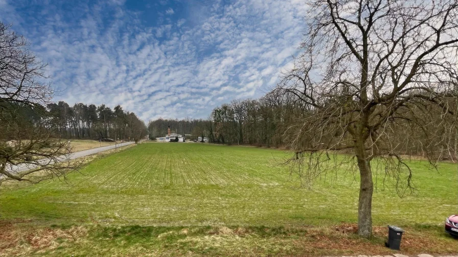 Ausblick vom Dach der Veranda