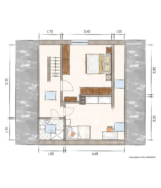 Grundriss Dachgeschoss