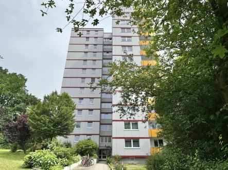 Ansicht - Wohnung kaufen in Hamburg - Weitblick? Gepflegte Wohnung mit Balkon und Garagen-Stellplatz in Hamburg!