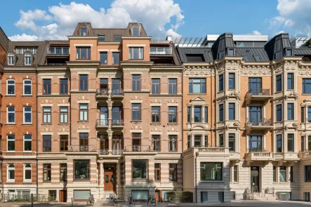 Objekt - Wohnung kaufen in Hamburg - Moderne Eleganz im Jugendstil mit Blick auf die Außenalster. Keine Käufercourtage!