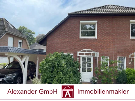 HausmitLogo1024.jpg - Haus kaufen in Hamburg - Traumhafte Doppelhaushälfte mit Carport in Alt Boberg