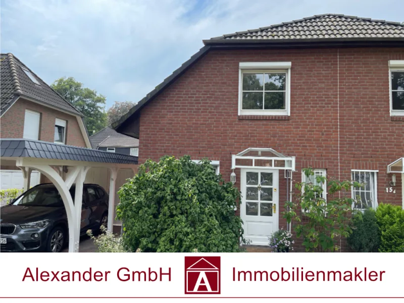 HausmitLogo1024.jpg - Haus kaufen in Hamburg - Traumhafte Doppelhaushälfte mit Carport in Alt Boberg