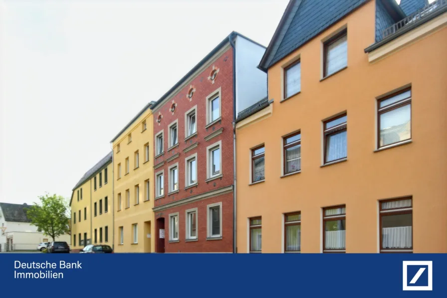 Straßenansicht - Haus kaufen in Greiz - Willkommen in Ihrem neuen Mehrfamilienhaus in Greiz - der Perle des Vogtlandes!