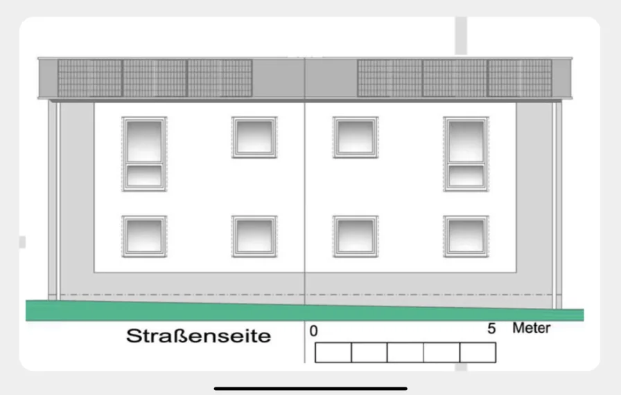 Planung Vorderansicht 