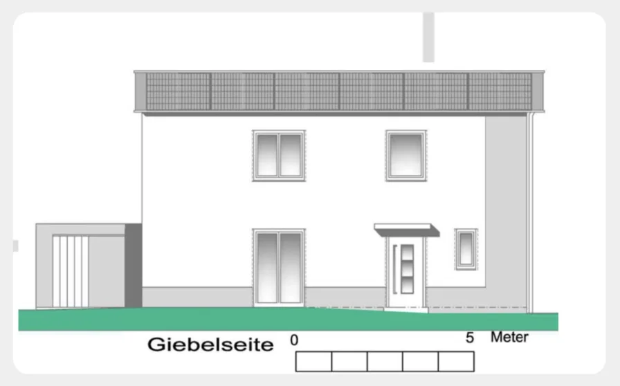 Planung Giebelseite