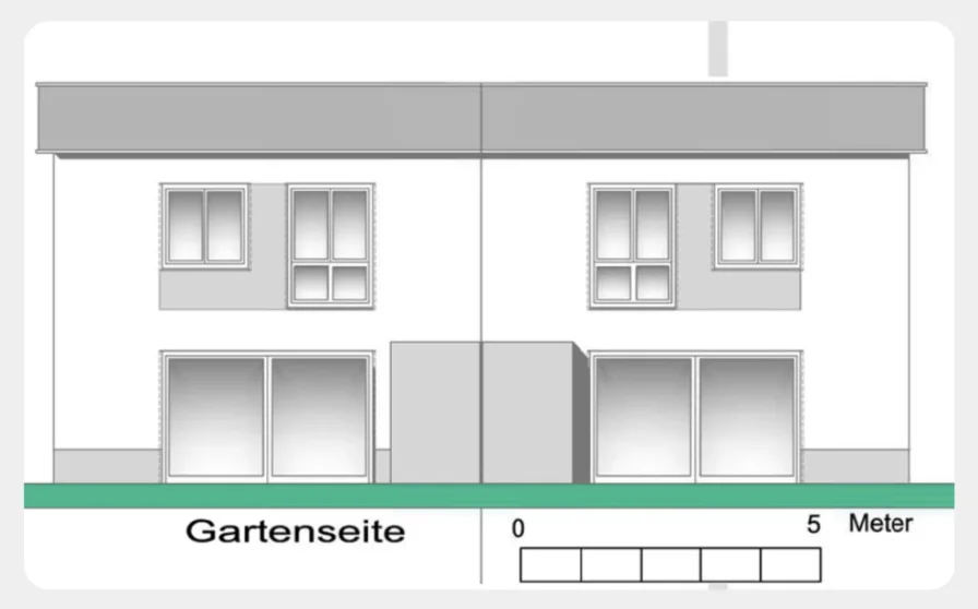 Planung Gartenansicht