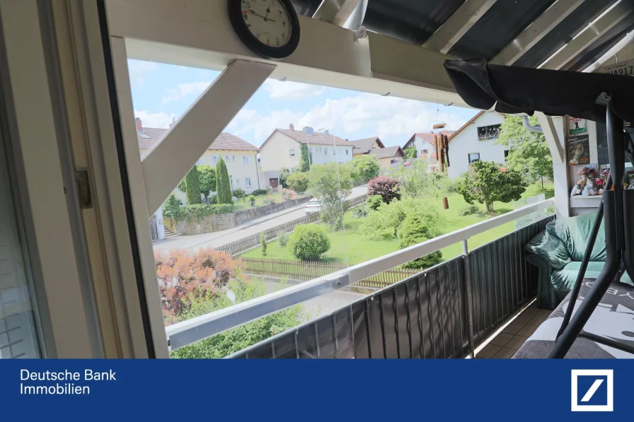 Balkon - Wohnung kaufen in Vilshofen - Stadtnah mit Ausblick ins Grüne