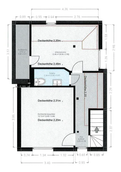 Grundriss Dachgeschoss