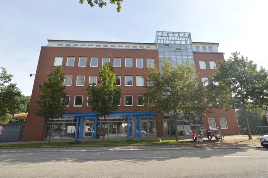 Hausansicht - Büro/Praxis mieten in Hamburg / Hamm-Mitte - Zentral gelegene Bürofläche in Hamburg-Hamm zu vermieten!