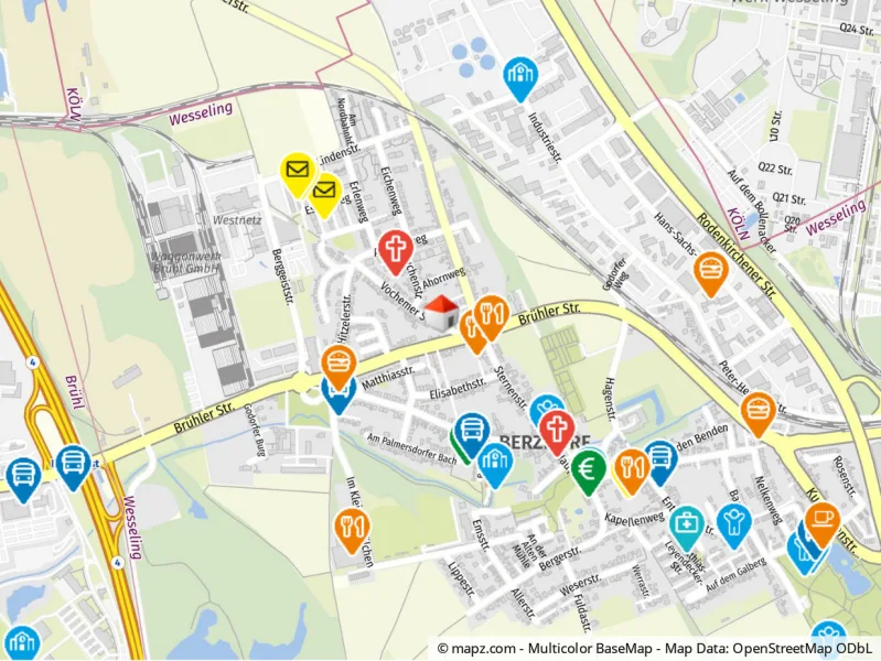 Geolyzer Kartenausschnitt