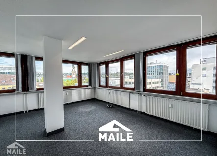 Raum 1 - Büro/Praxis mieten in Stuttgart Stuttgart-Mitte - Repräsentative, vielseitig nutzbare Bürofläche in Top-Lage mit EBK, Aufzug und tollem Blick!