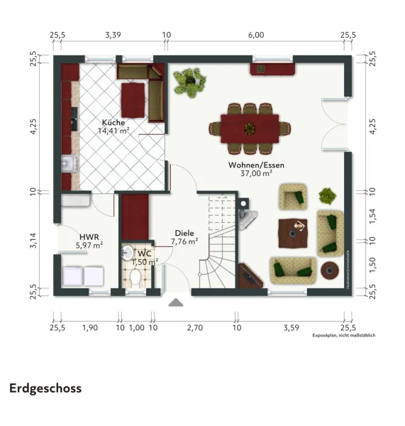 Grundriss Erdgeschoss