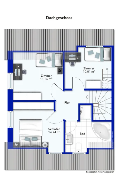 Grundriss Dachgeschoss