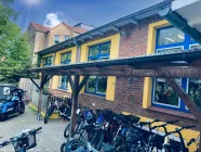 Innenhof Fahrradshop 