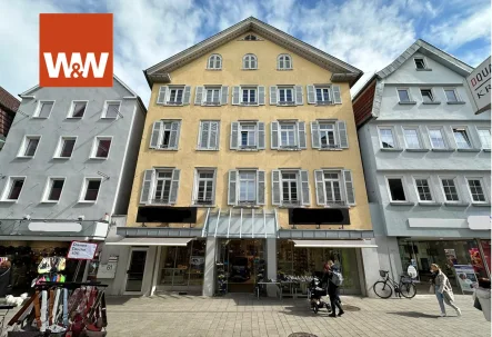 Ansicht von Fußgängerzone - Haus kaufen in Reutlingen - 1A-Lage Fußgängerzone/Marktplatz - großes Wohn- und Geschäftshaus in Reutlingen mit viel Entwicklungspotential