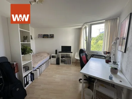 Wohn- und Schlafzimmer - Wohnung kaufen in Tübingen - 1-Zimmer-Wohnung für Eigennutzung oder als Investment - ab 1.9.24 bezugsbereit