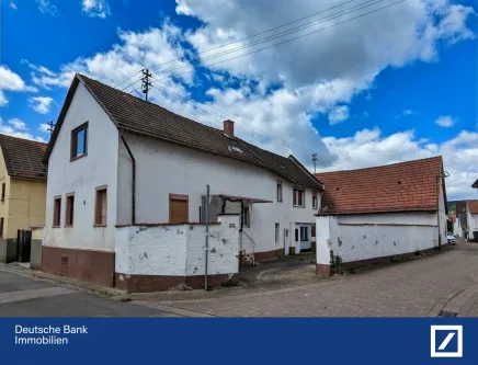 Ansicht 1 - Haus kaufen in Bingen - Gelegenheit! Sanierungsbedürftige Hofreite in Bingen-Büdesheim