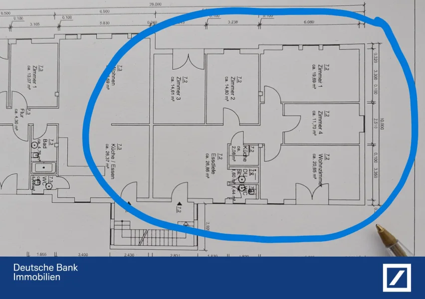 Grundriss 1 - Wohnung kaufen in Oestrich-Winkel - Einmalige Gelegenheit in Oestrich-Winkel – 5-Zimmer-Wohnung mit Flexibilität!