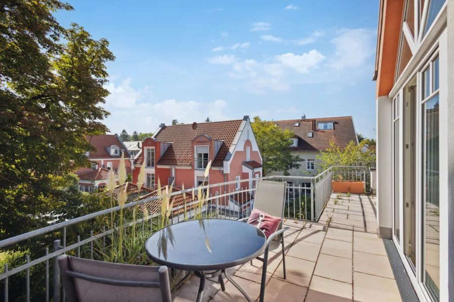 Dachterrasse in Südwestlicherausrichtung