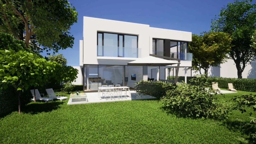 Titelbild - Haus kaufen in München - Familienfreundliches Grundstück mit modernem Bauprojekt