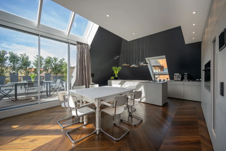 Titelbild - Wohnung kaufen in München / Glockenbach - Exklusives Penthouse über den Dächern des Glockenbachviertels