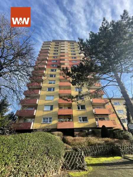 Ansicht - Wohnung kaufen in Frankfurt am Main / Bockenheim - Komplett modernisierte, gemütliche Single Wohnung mit Loggia und Skyline Blick in Frankfurt/Bockenheim